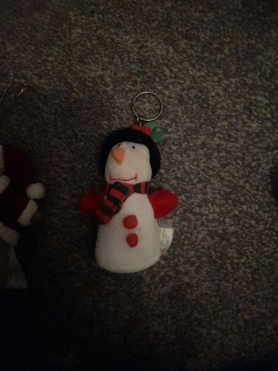 Christmas keyring and dec
