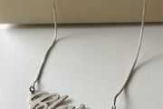 925 Silver name necklace
