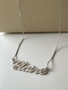 925 Silver name necklace