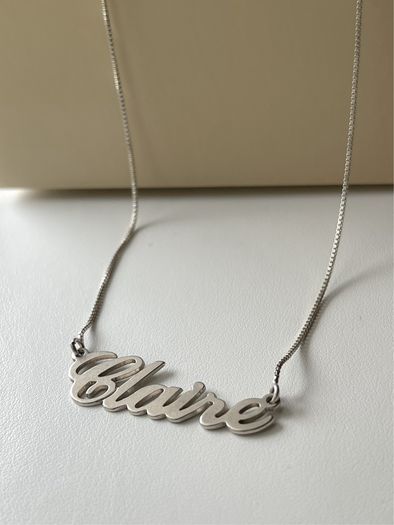 925 Silver name necklace