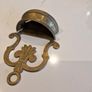 Antique Brass Wall Hanging Holy Water Font / Stoup Image 2