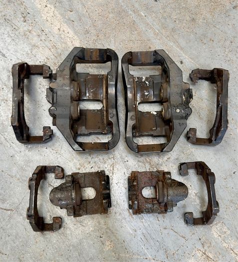 BMW E60 E61 M5 front and rear caliper kit with discs
