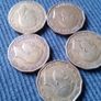 Scottish Brass Three Pence Coins. Sequential.  Bargain. Image 6