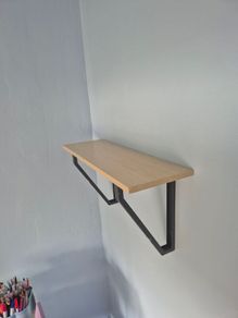 Shelf and brackets
