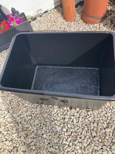 Antique army horse trough