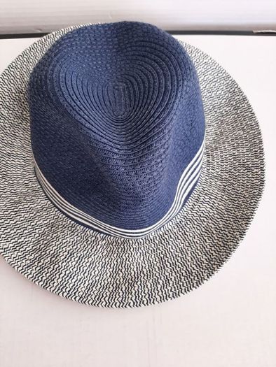 new mens navy and white sun hat