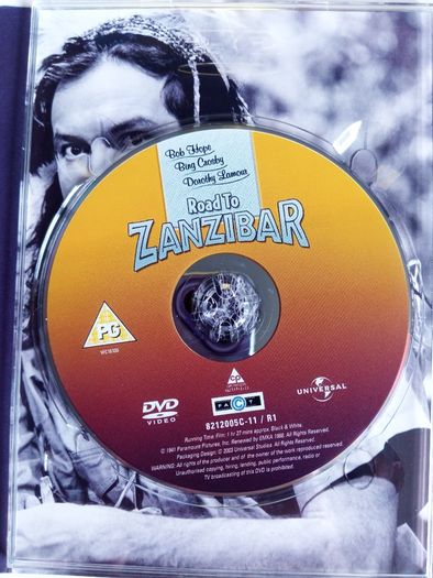 Road To (Singapore, Zanzibar, Morocco, Utopia) Bing Crosby, Dorothy Lamour & Bob Hope (4 Movie Boxset With Artcards) [4xDVD Movies]