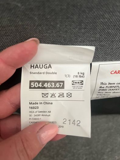 Ikea Hauga Double Bed Frame