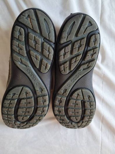 Ecco biom boots Size 9 eu 43 clay grey lace up in excellent condition