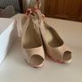 Nude patent wedges sz 38 / uk5 Image 2