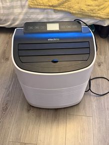 electriQ Compact-V2 9000 BTU Portable Air Conditioner + Remote & Window Kit