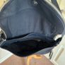 Caroll navy leather crossbody bag Image 5