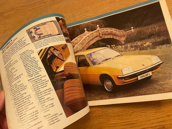 1978 Vauxhall Sales Brochure (Original)