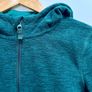 Kids green zip-up hoodie Image 2