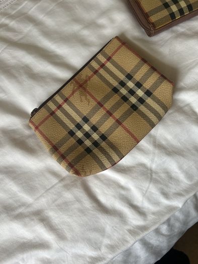 Genuine Burberry 3 piece bag and purse collection