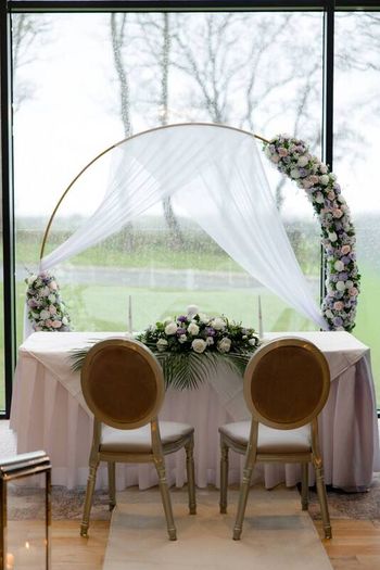 Wedding Arch & 12 Floral Centrepieces for Sale. can sell separately arch 200