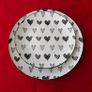 18-piece heart pattern dinner set Image 3