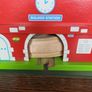 bigjigs wooden railway/ train station set Image 3