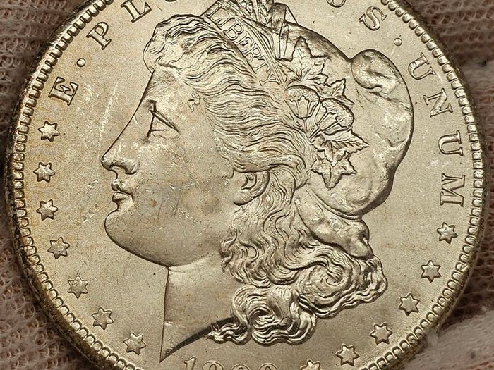 USA United States Silver 1899 O Morgan Dollar Beautiful Uncirculated Lustrous Superb!!