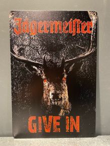 Jagermeister Tin Metal sign