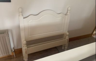 solid wood single bed frame
