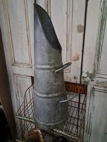 Vintage Galvanised Coal Scuttle