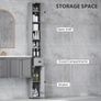 Slim Bathroom Cabinet 180cm Image 5