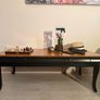 Black & Timber Refurbished Coffee Table Image 2