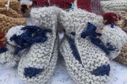Baby woolen boots
