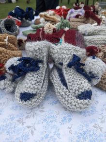 Baby woolen boots