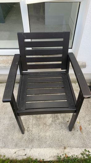 IKEA Outdoor Wooden Chairs Set of 4