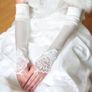Beautiful Silver Tiara with Sparkly Gems + matching gloves available Image 7