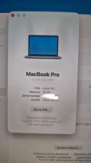 Apple MacBook Pro 13-inch (M2, 2022)