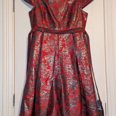 gorgeous floral wide pleat midi dress from Amber. RRP 180