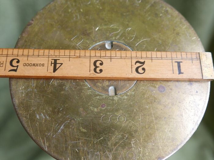 Vintage Large British 105mm Trench Art Engraved Brass Artillery Shell Case 1979