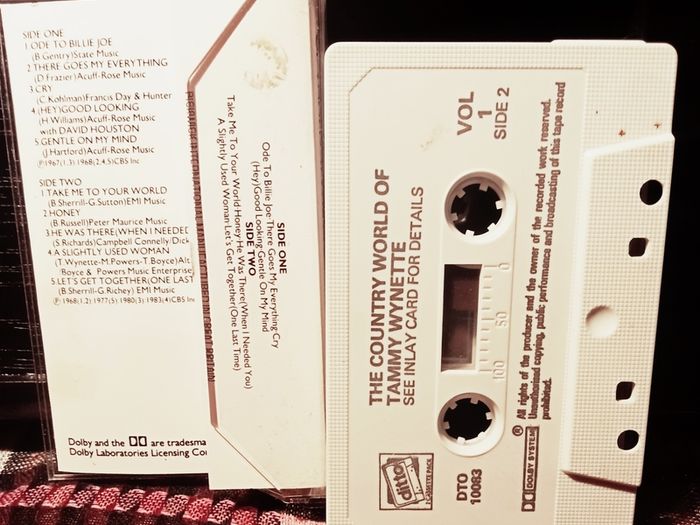 The Country World Of Tammy Wynette. Cassette Tape.
