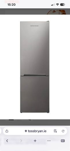 Nordmende fridge freezer - silver