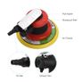 5 Inches Pneumatic Orbital Sander Air Grinder 6" Vacuum Eccentric Polishing/Grinding Machine Sanding Waxing Tools for Car Wall Wood Metal Image 3