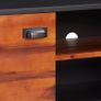 TV Cabinet 110x35x50 cm Solid Acacia Wood and MDF Image 6
