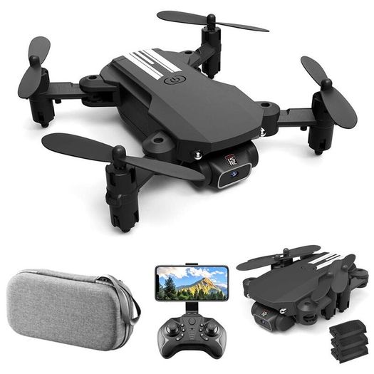 Phone RC Drone Quadcopter with 1080P Camera 3D Flips Gesture Photo Video Track Flight Altitude Hold Headless Mode Include Carry Bag