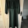NEW Zara Forest Green Midi Dress - Size 12 / Size Large Image 7