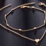 Long Necklace with Heart Charms Image 9