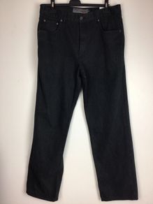 Next Mens Charcoal grey lightweight loose fit jeans 34R includes post