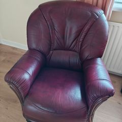Armchair beautiful leather