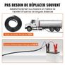 12V DC 37.9 LPM 798.6 cm Lift, Portable Electric Diesel Transfer Extractor Pump Kit with Automatic Shut-off Nozzle, Delivery & Suction Hose for Diesel, Kerosene, Transformer Oil Image 5