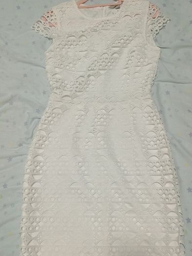 white dress