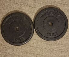 weight plates 2x10kg