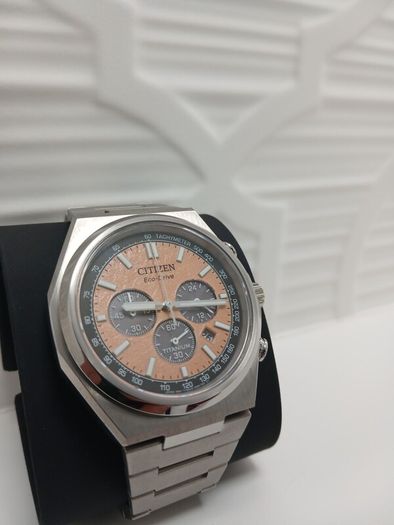 Citizen Zenshin Chronograph copper/salmon dial