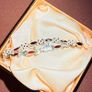Vintage Sterling Silver Marquise Garnet Marcasite link Image 5