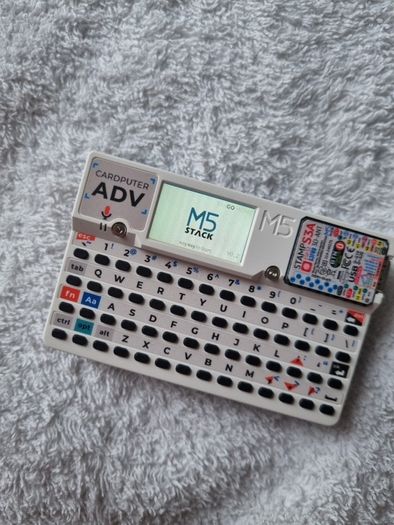 Cardputer. Computer size of credit card from M5 Stac